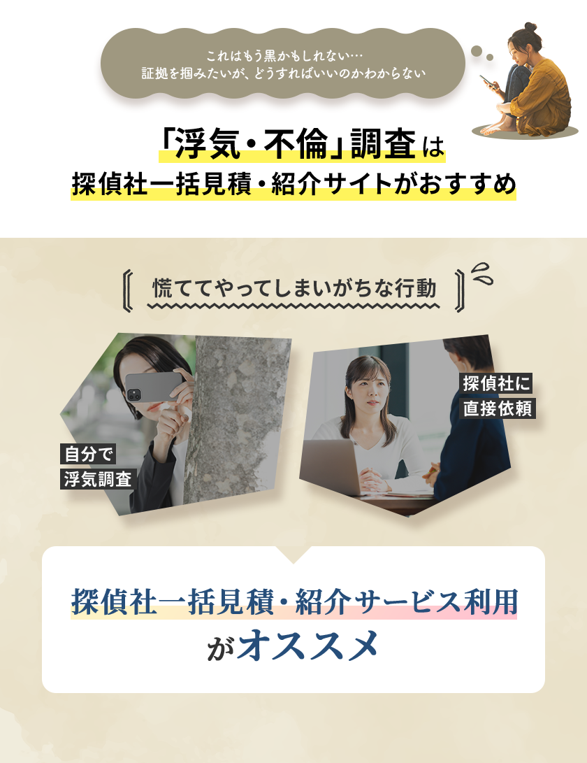 これはもう黒かもしれない・・・ 証拠を掴みたいが、どうすればいいのかわからない